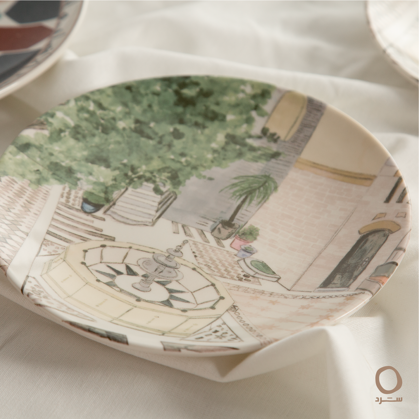 Old Damascus collection- 12 plates