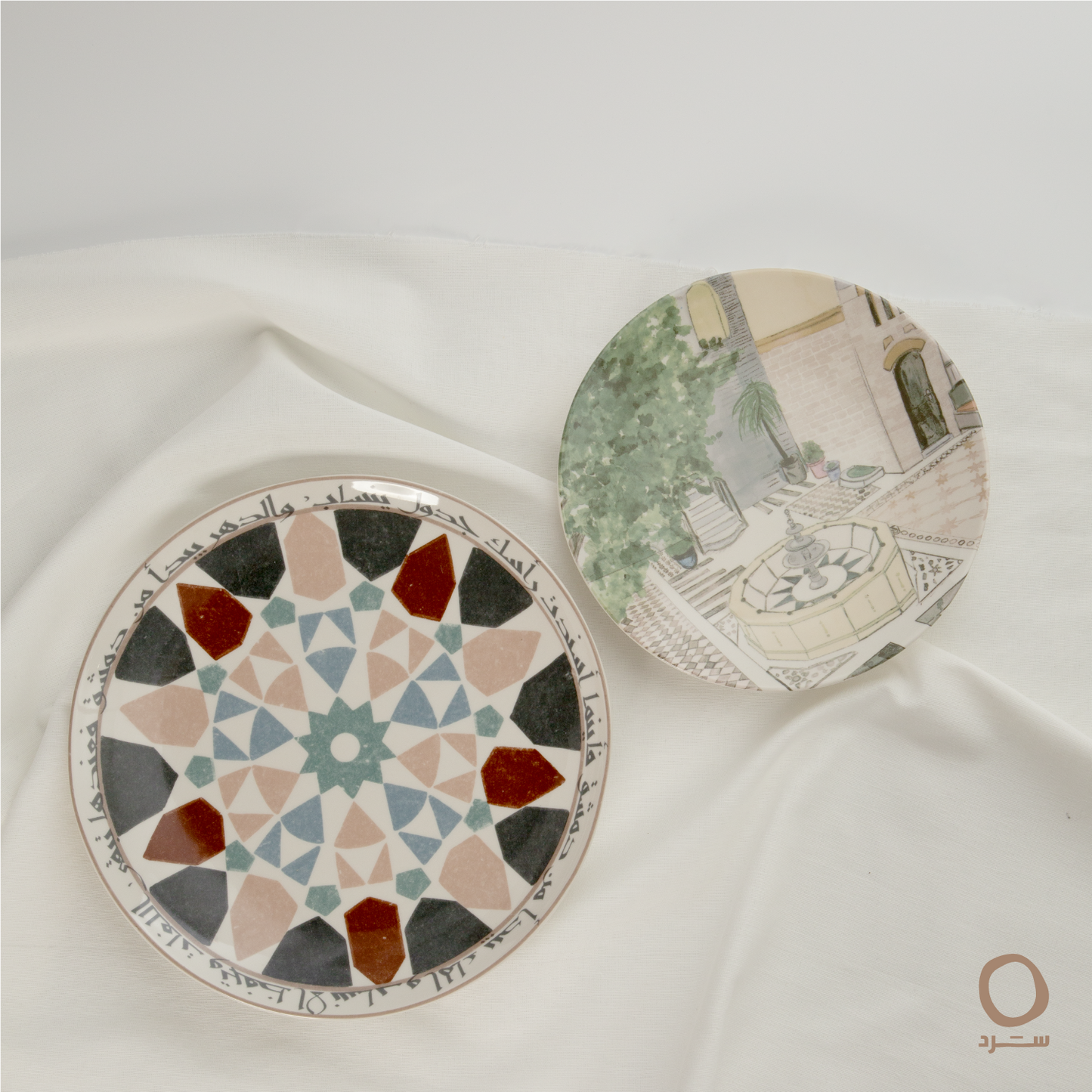 Old Damascus collection- 4 plates