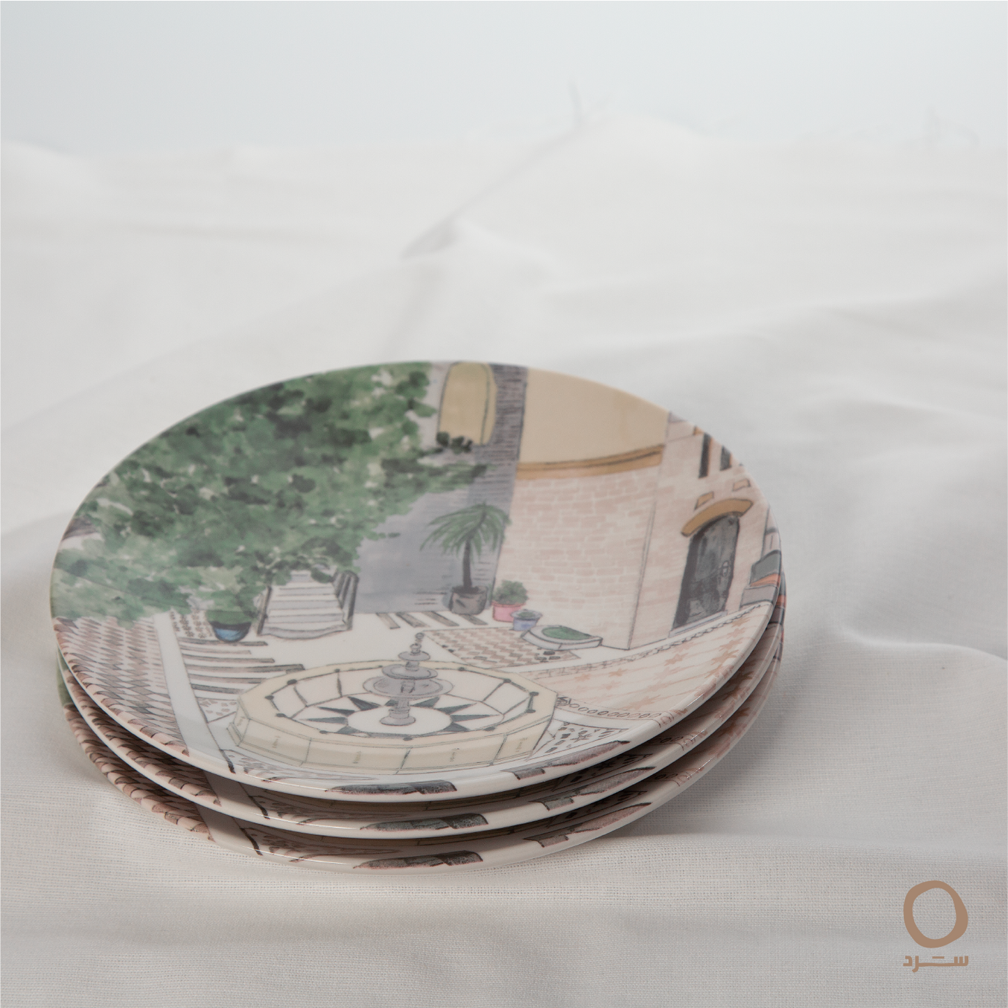 Old Damascus collection- 12 plates